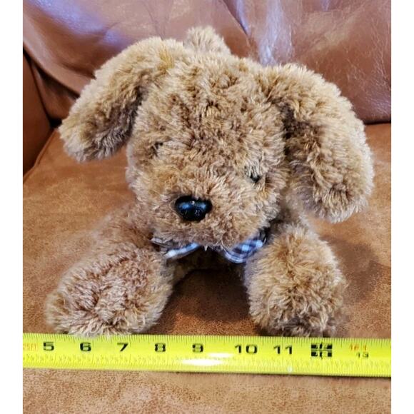 1992 MJC International 14 In Shaggy Brown Puppy Dog Stuffed Animal Plush Floppy - Picture 10 of 11